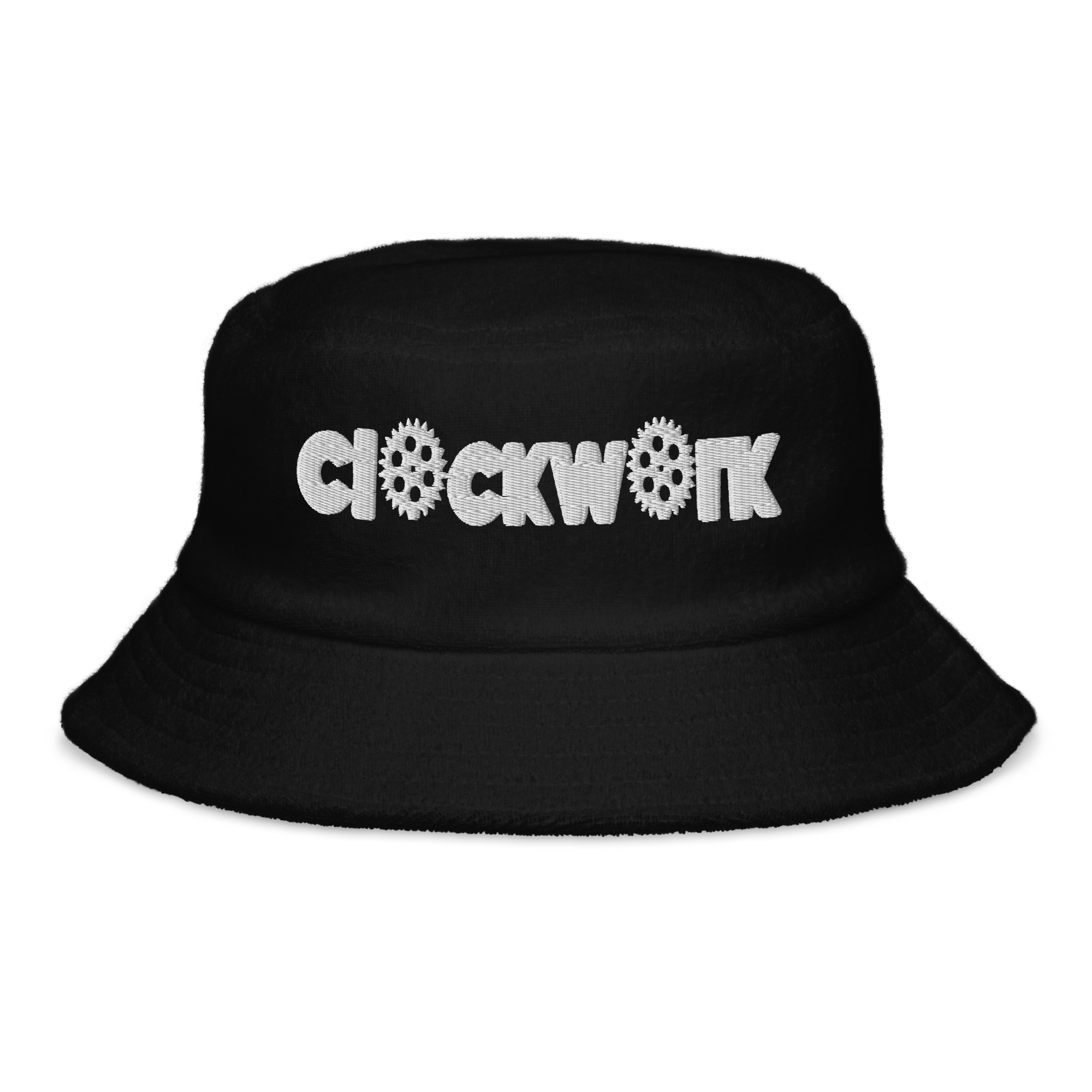 Clockwork Unstructured terry cloth bucket hat