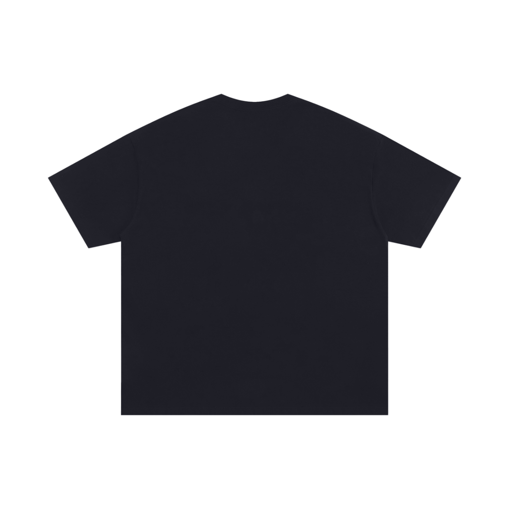 No time wasted Red black and white Unisex Oversized Cotton T-Shirt