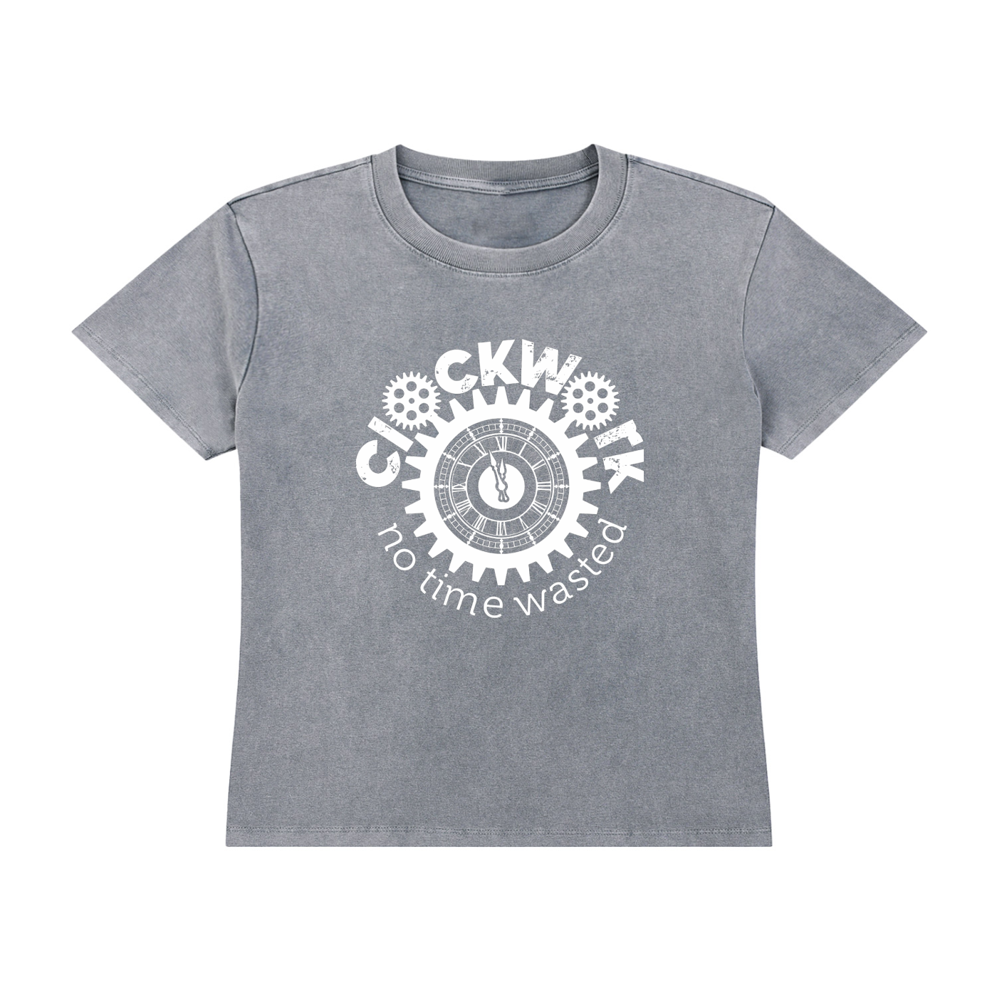 Clockwork Vintage Wash Drop Shoulder T-shirt