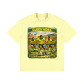 Clockwork Brazil soccer Unisex Drop Shoulder Cotton T-Shirt