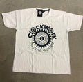 Clockwork White T-shirt black logo