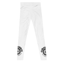 Clockwork white with black logo Men's Leggings