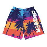 Sunset Palm Trees Athletic Shorts