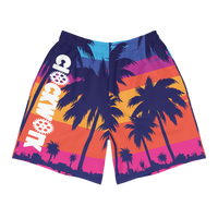 Sunset Palm Trees Athletic Shorts