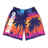 Sunset Palm Trees Athletic Shorts