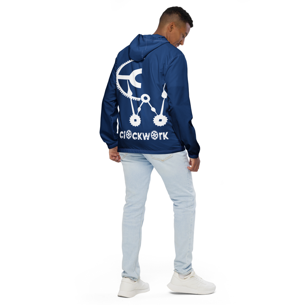 Clockwork Blue Men’s windbreaker