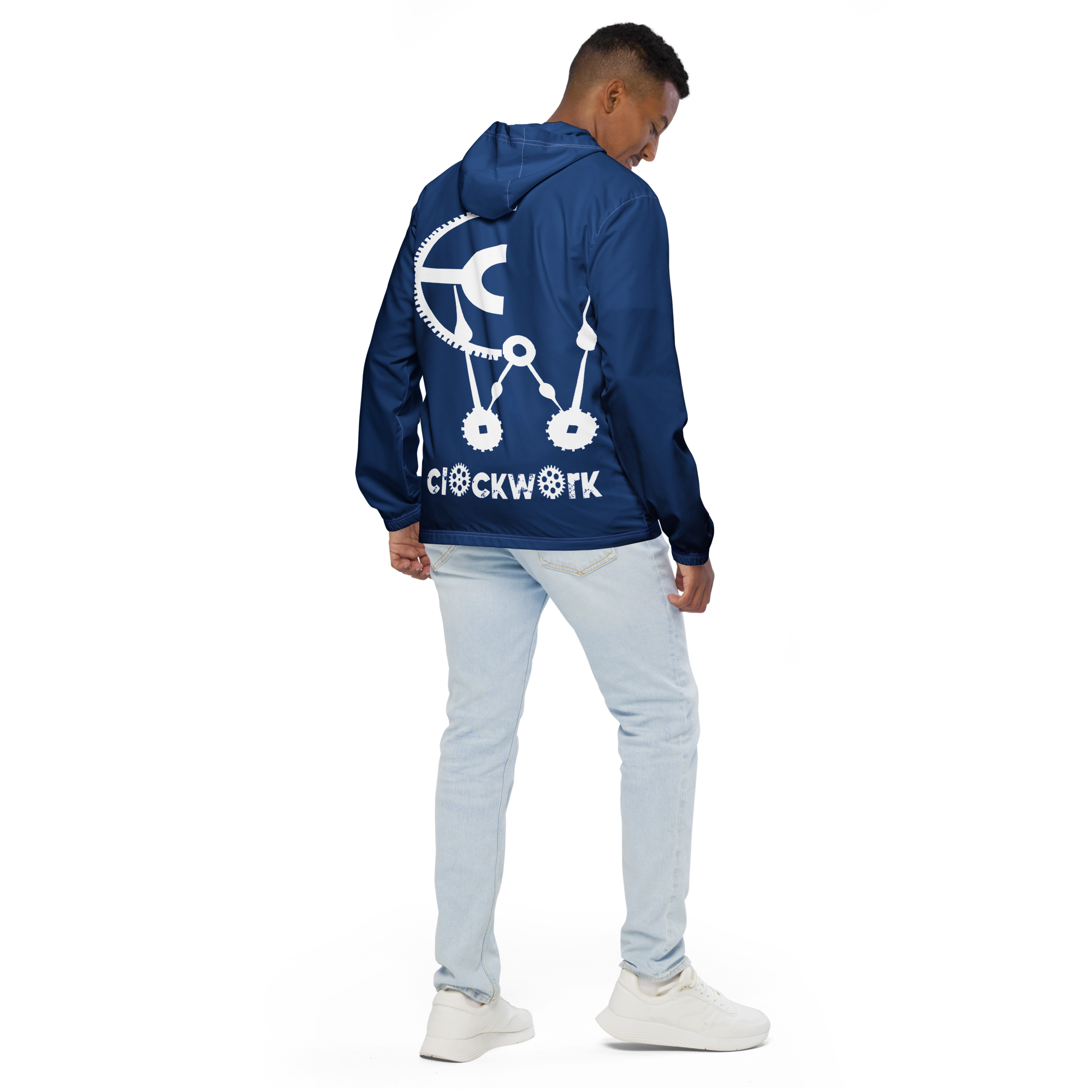 Clockwork Blue Men’s windbreaker
