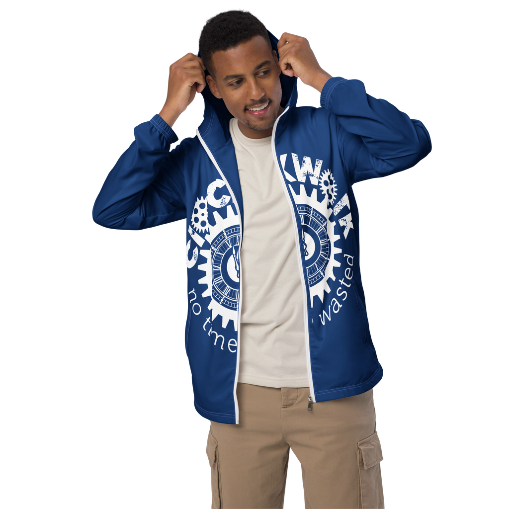 Clockwork Blue Men’s windbreaker