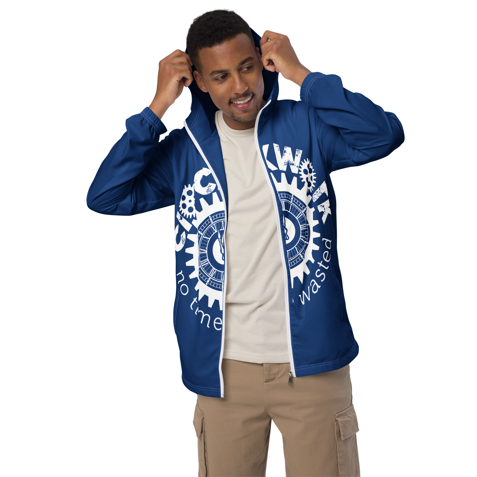 Clockwork Blue Men’s windbreaker