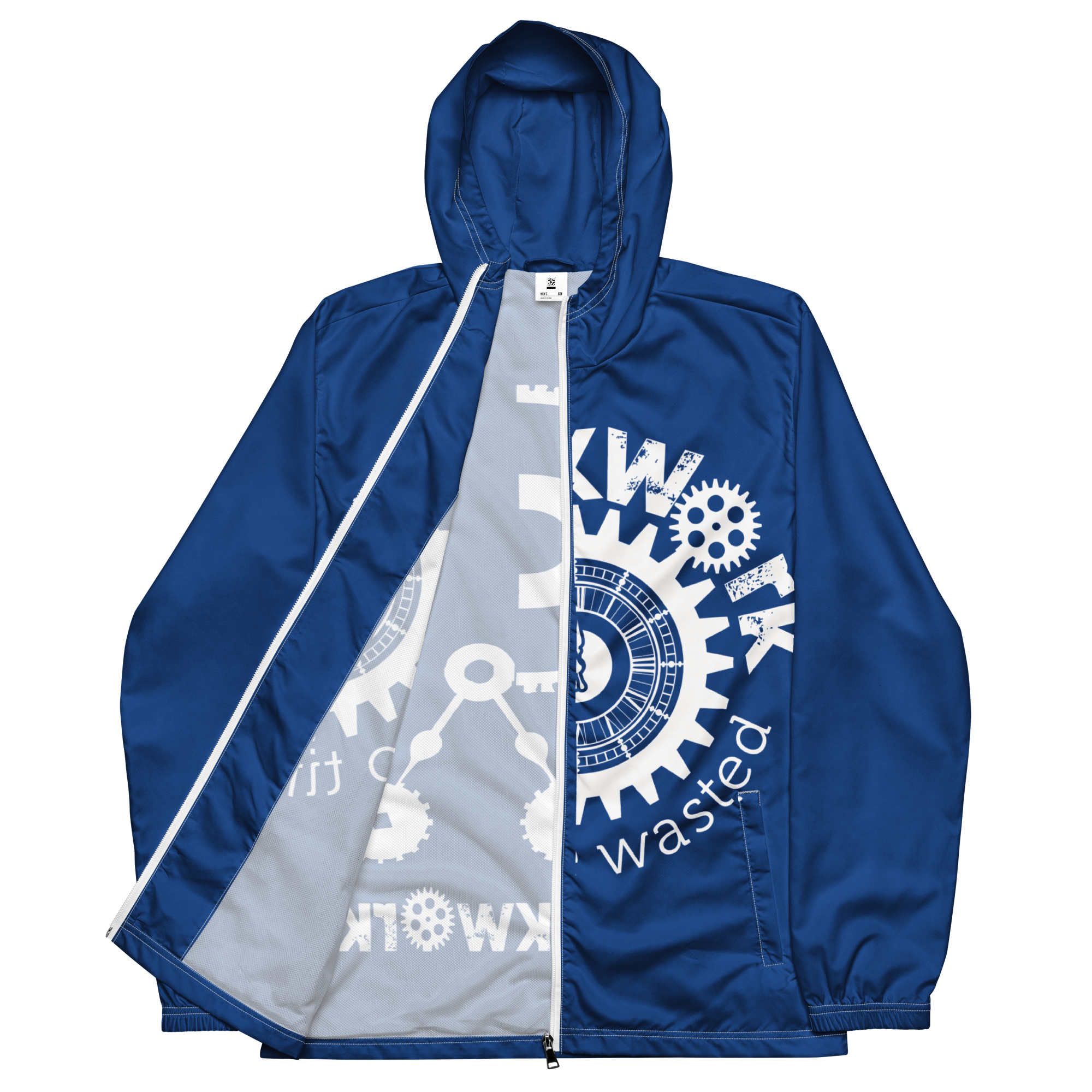 Clockwork Blue Men’s windbreaker