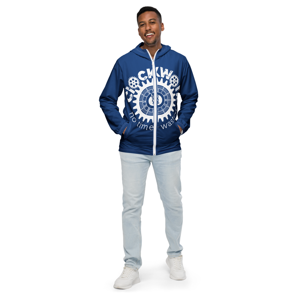 Clockwork Blue Men’s windbreaker