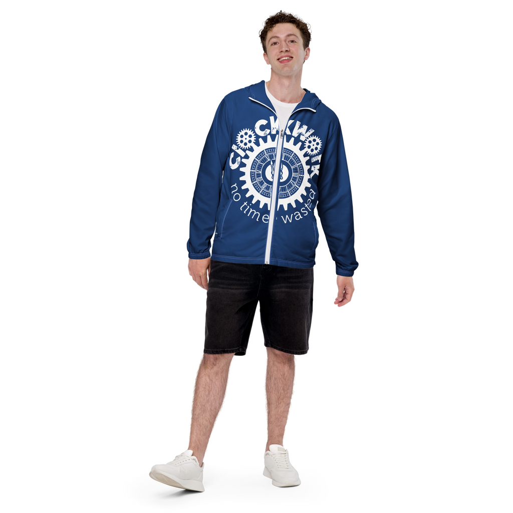 Clockwork Blue Men’s windbreaker