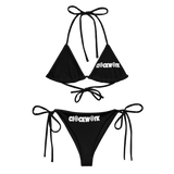 Clockwork black string bikini