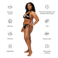 Clockwork black string bikini