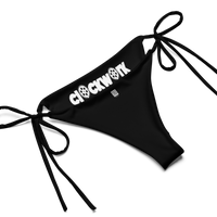 Clockwork black string bikini