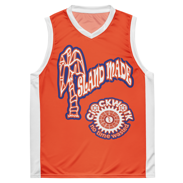 Clockwork Island Made basketball jersey