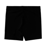 Clockwork Black and White logo women's Biker Shorts