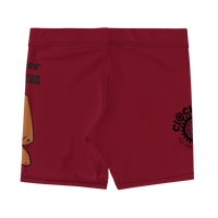 Clockwork Women Dark Red bikers Shorts