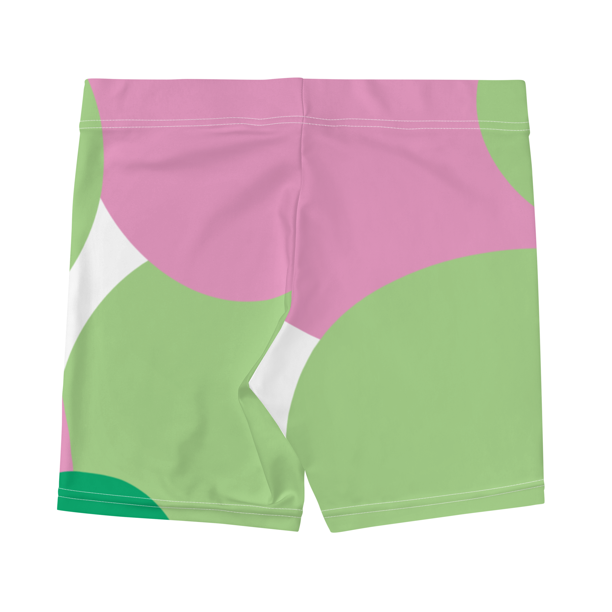 Trust Yo Grind Green and Pink Spandex Women's biker Shorts