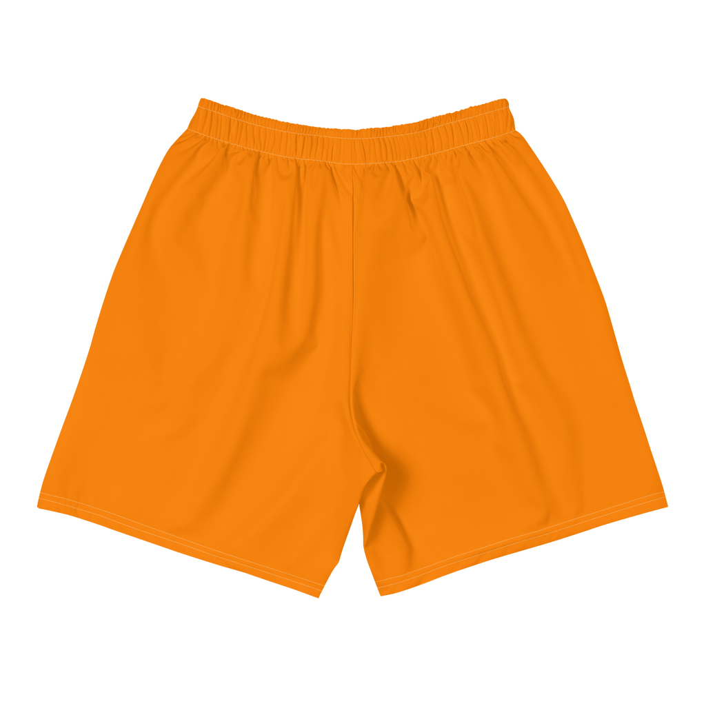 Bright Orange Clockwork Unisex Athletic Long Shorts