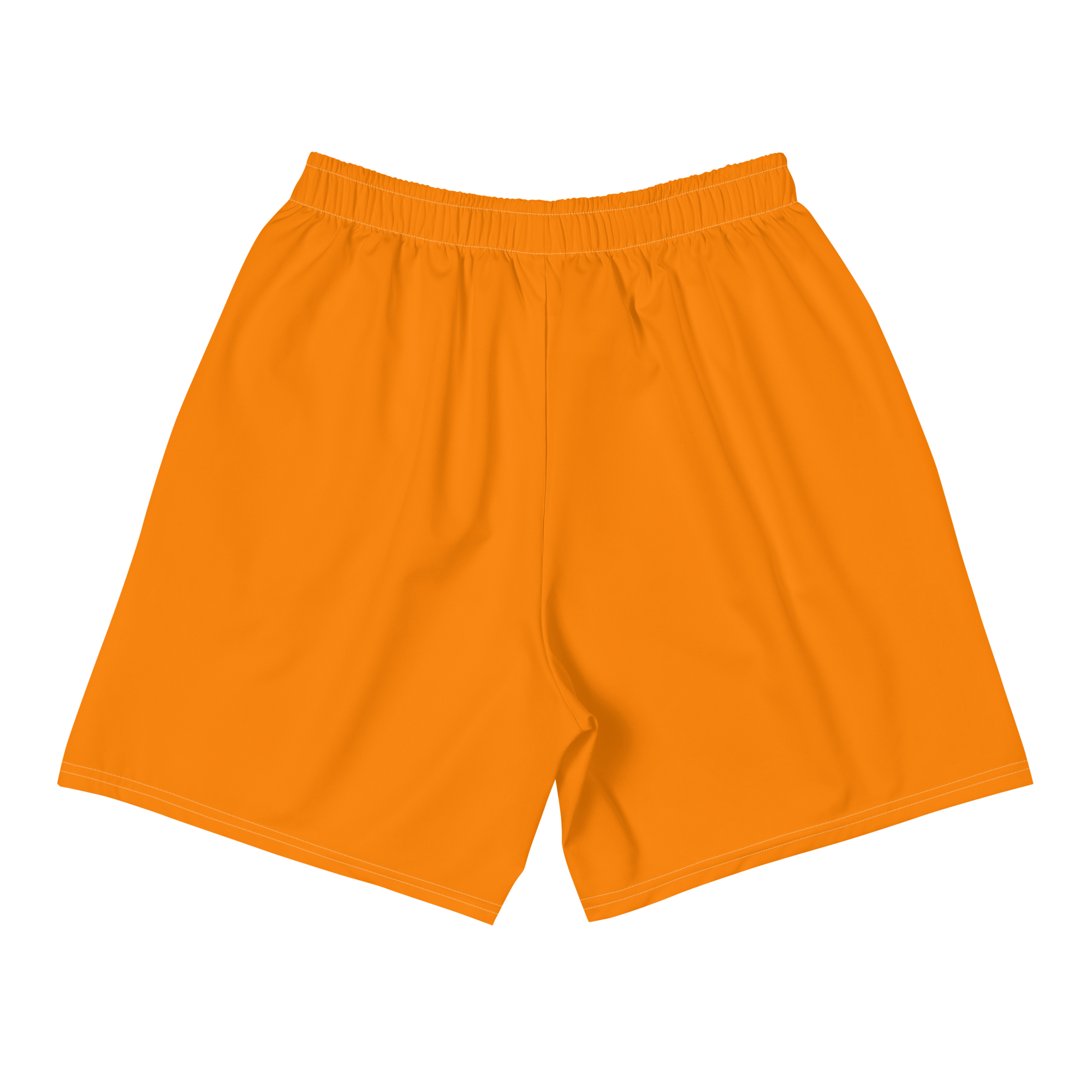 Bright Orange Clockwork Unisex Athletic Long Shorts
