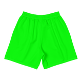 Clockwork Lime Unisex Athletic Long Shorts