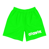 Clockwork Lime Unisex Athletic Long Shorts
