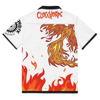 Fire Clockwork Unisex button shirt
