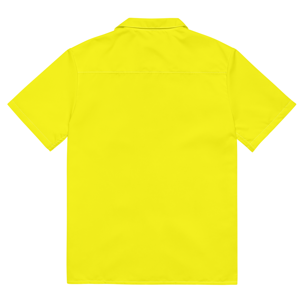 Yellow Clockwork Unisex button shirt