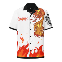 Fire Clockwork Unisex button shirt