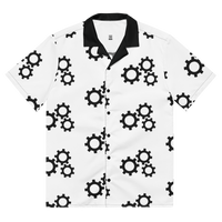 Clockwork gears Unisex button shirt