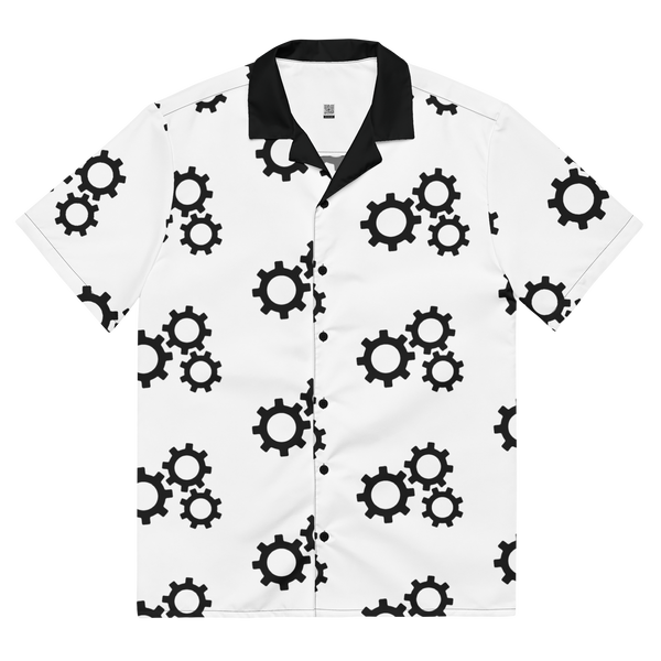 Clockwork gears Unisex button shirt