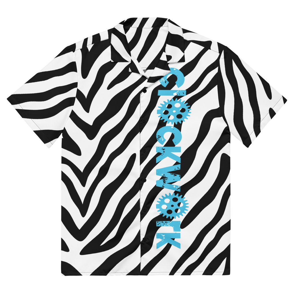 Clockwork White Tiger Unisex button shirt