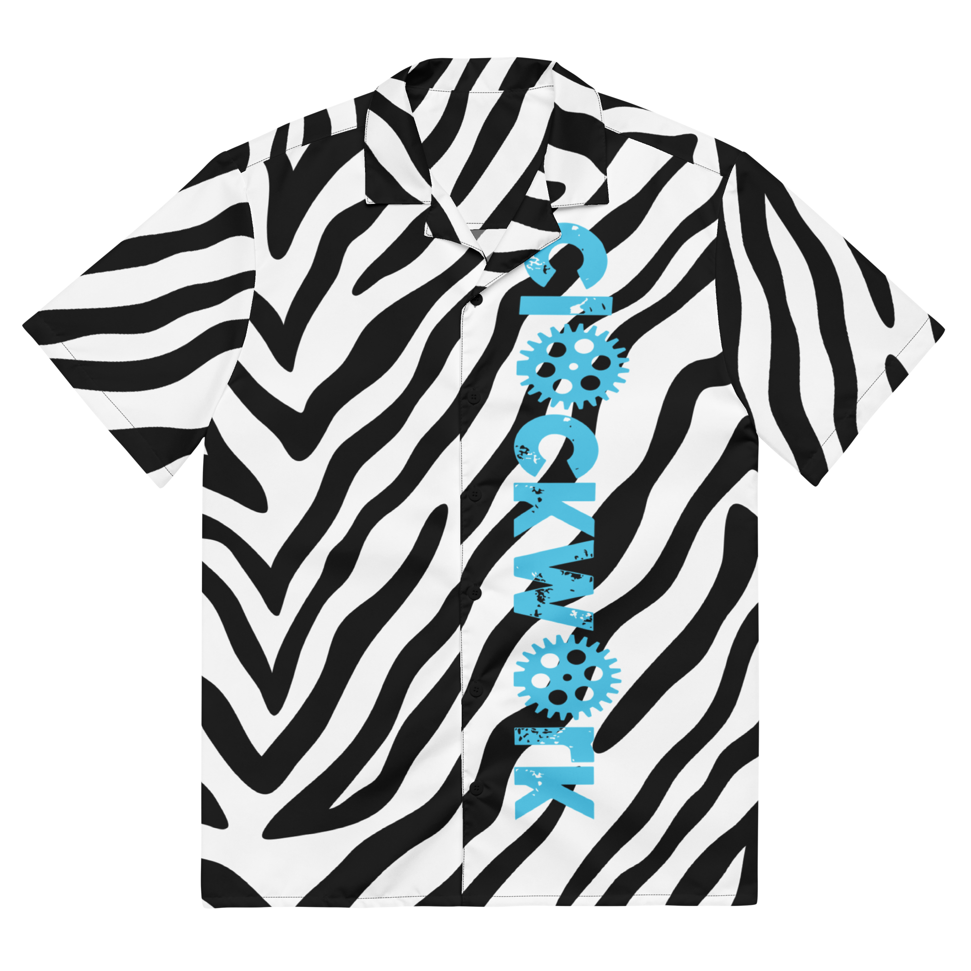 Clockwork White Tiger Unisex button shirt