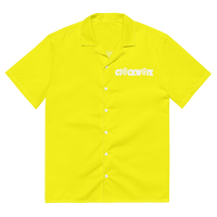 Yellow Clockwork Unisex button shirt