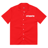 Clockwork red button shirt