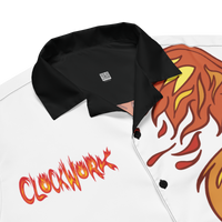 Fire Clockwork Unisex button shirt