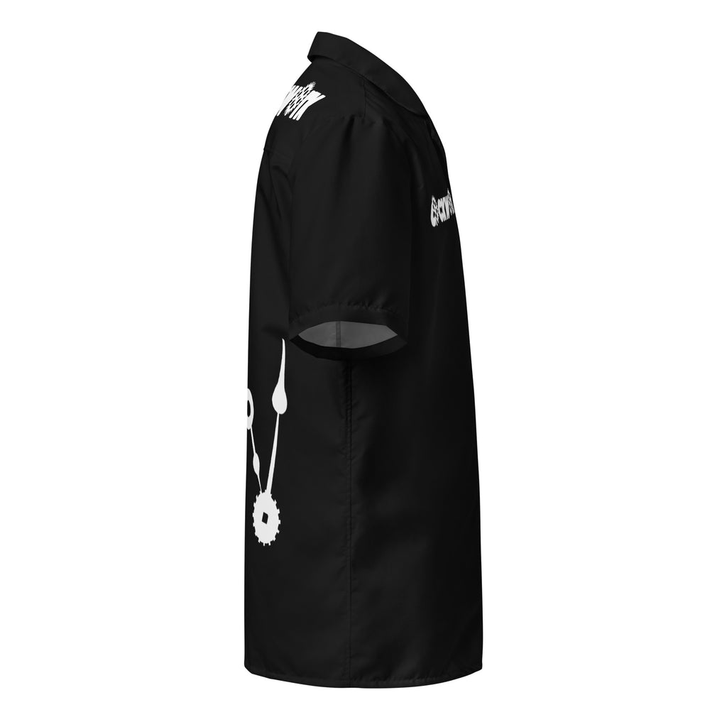 Clockwork sculpture Unisex button shirt