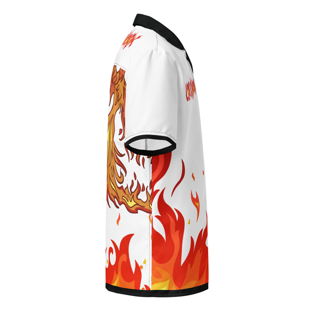 Fire Clockwork Unisex button shirt