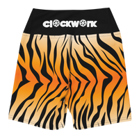 Clockwork Tiger Stripe women's Yoga biker Shorts