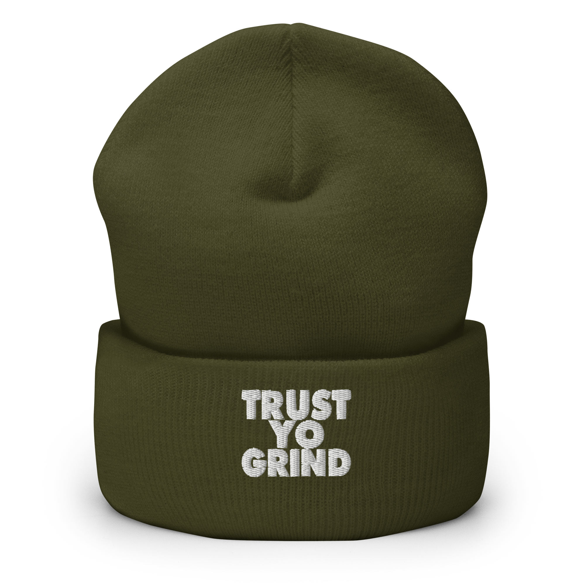 Trust Yo Grind embroided Cuffed Beanie