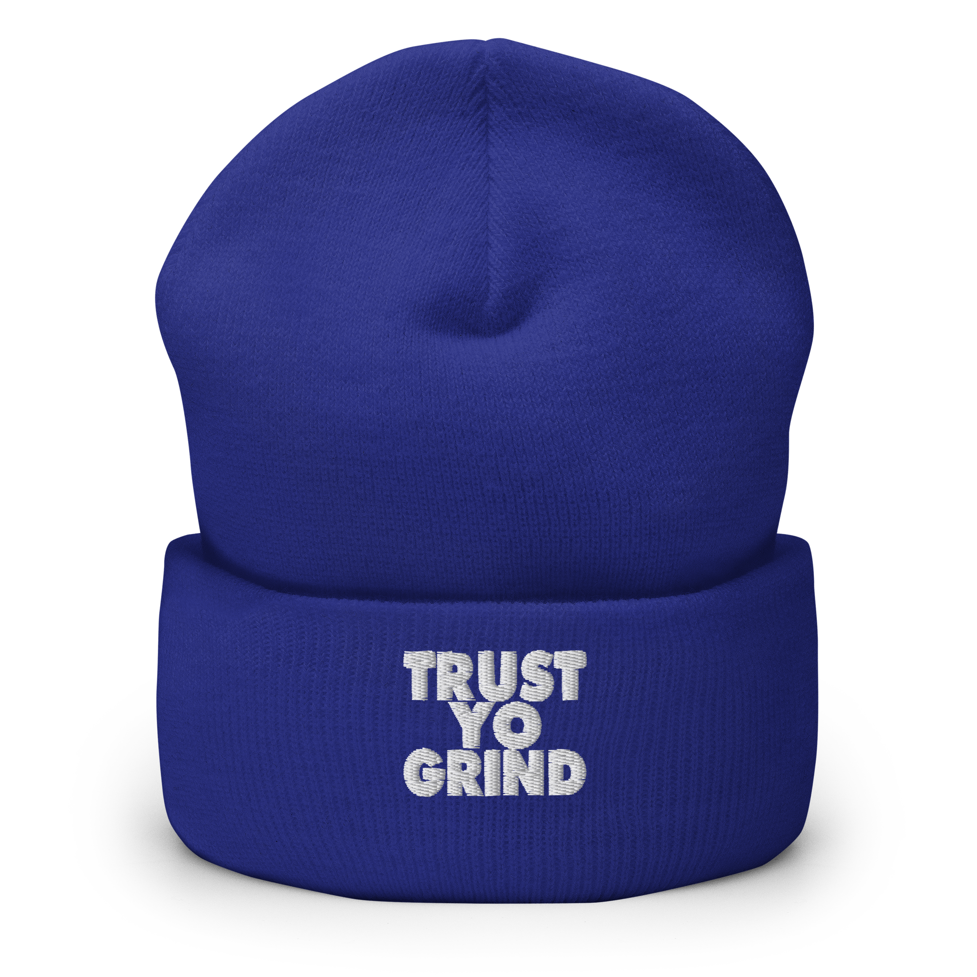 Trust Yo Grind embroided Cuffed Beanie