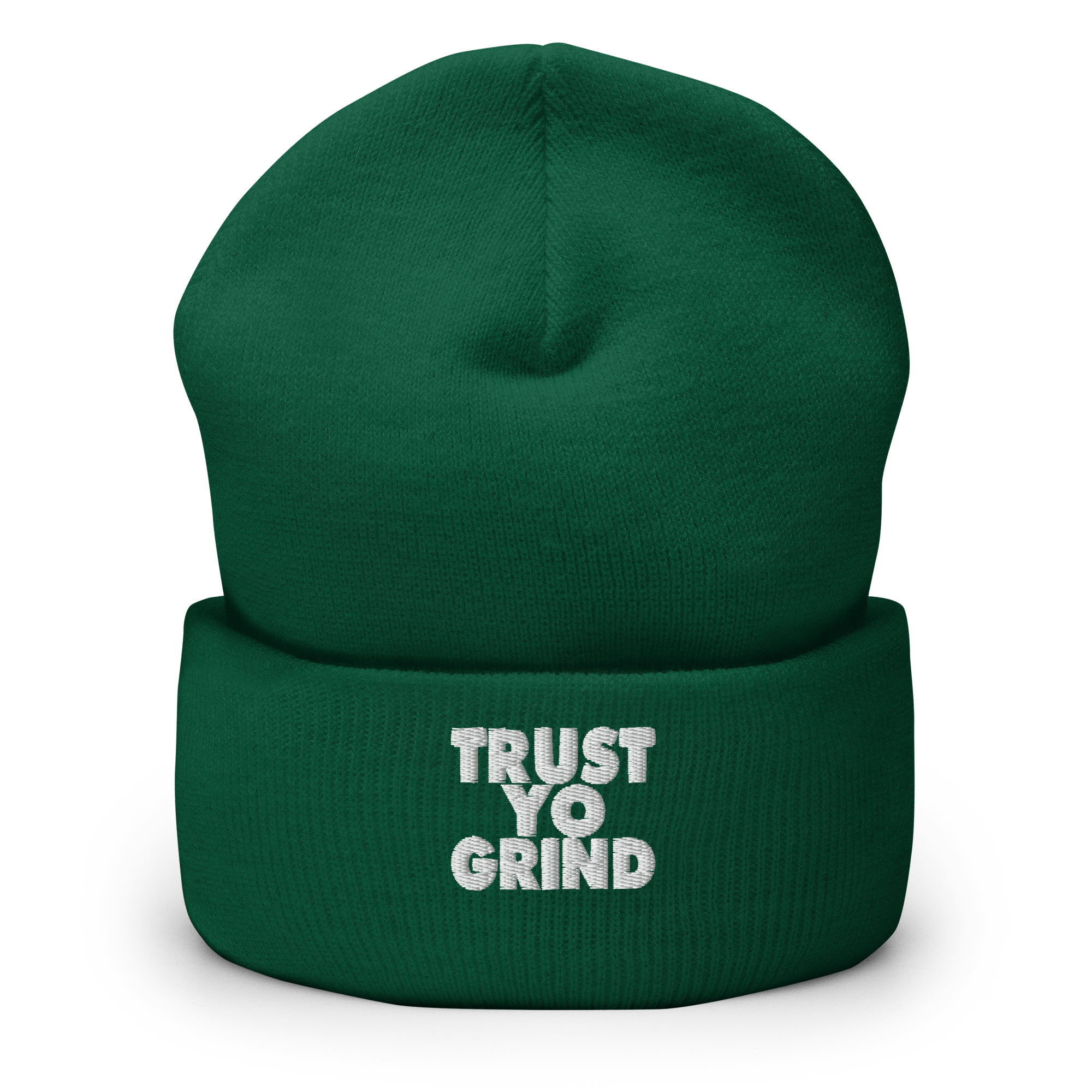 Trust Yo Grind embroided Cuffed Beanie