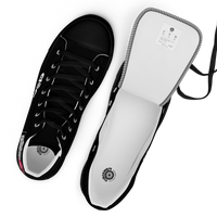 Clockwork Sculpture Men’s high top canvas shoes
