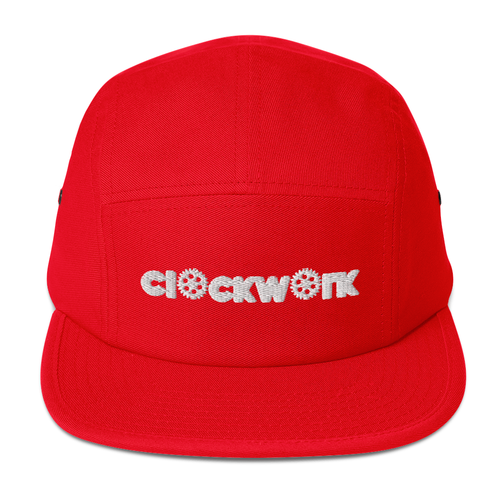 Clockwork Red Five Panel Cap