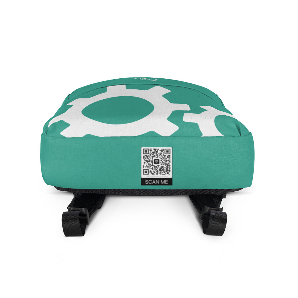 Clockwork Teal No time to waste Backpack