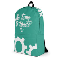 Clockwork Teal No time to waste Backpack