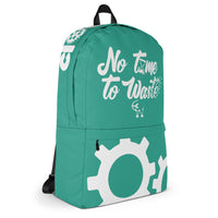 Clockwork Teal No time to waste Backpack