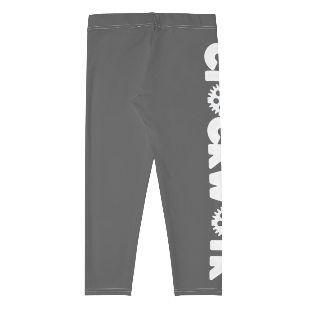 Clockwork Grey Capri Leggings