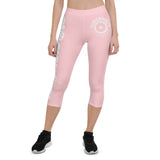 Pink Clockwork Capri Leggings